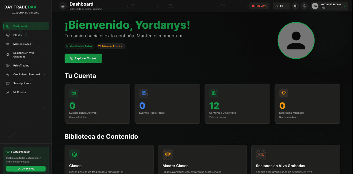 CRM Academy Dashboard